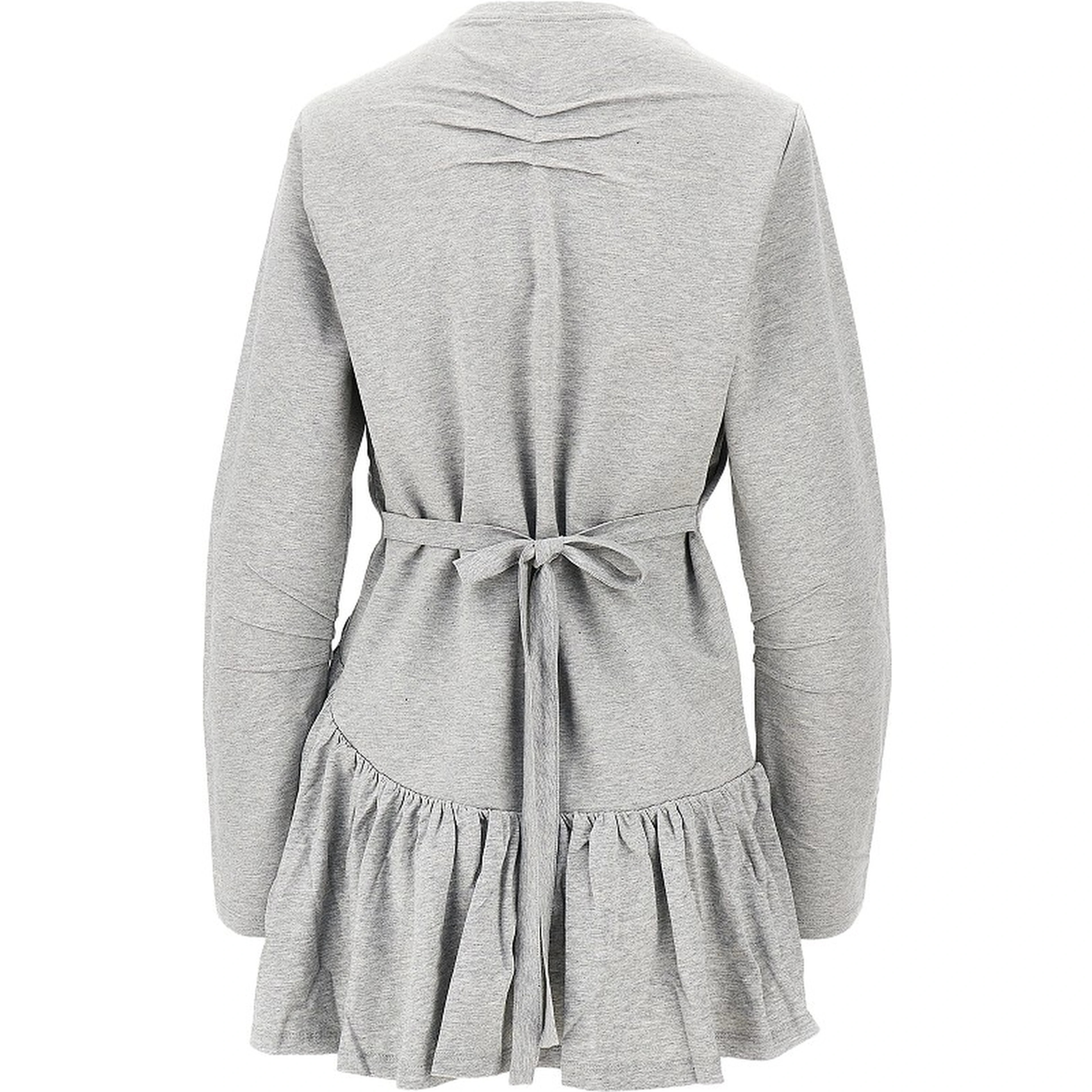 Mélange jersey mini dress