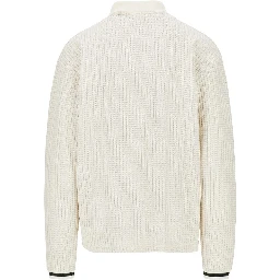 Knitted polo shirt with logo embroidery