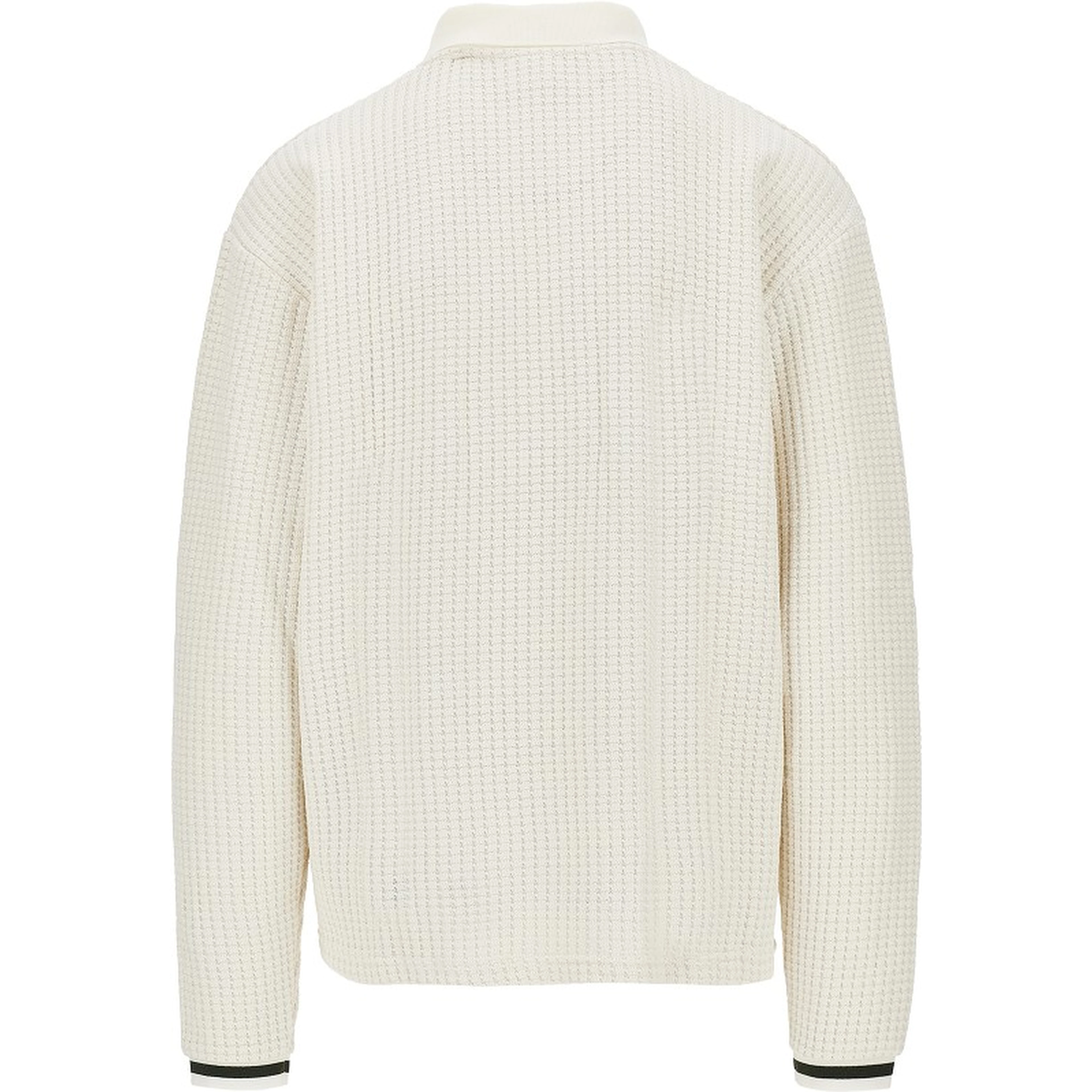 Knitted polo shirt with logo embroidery