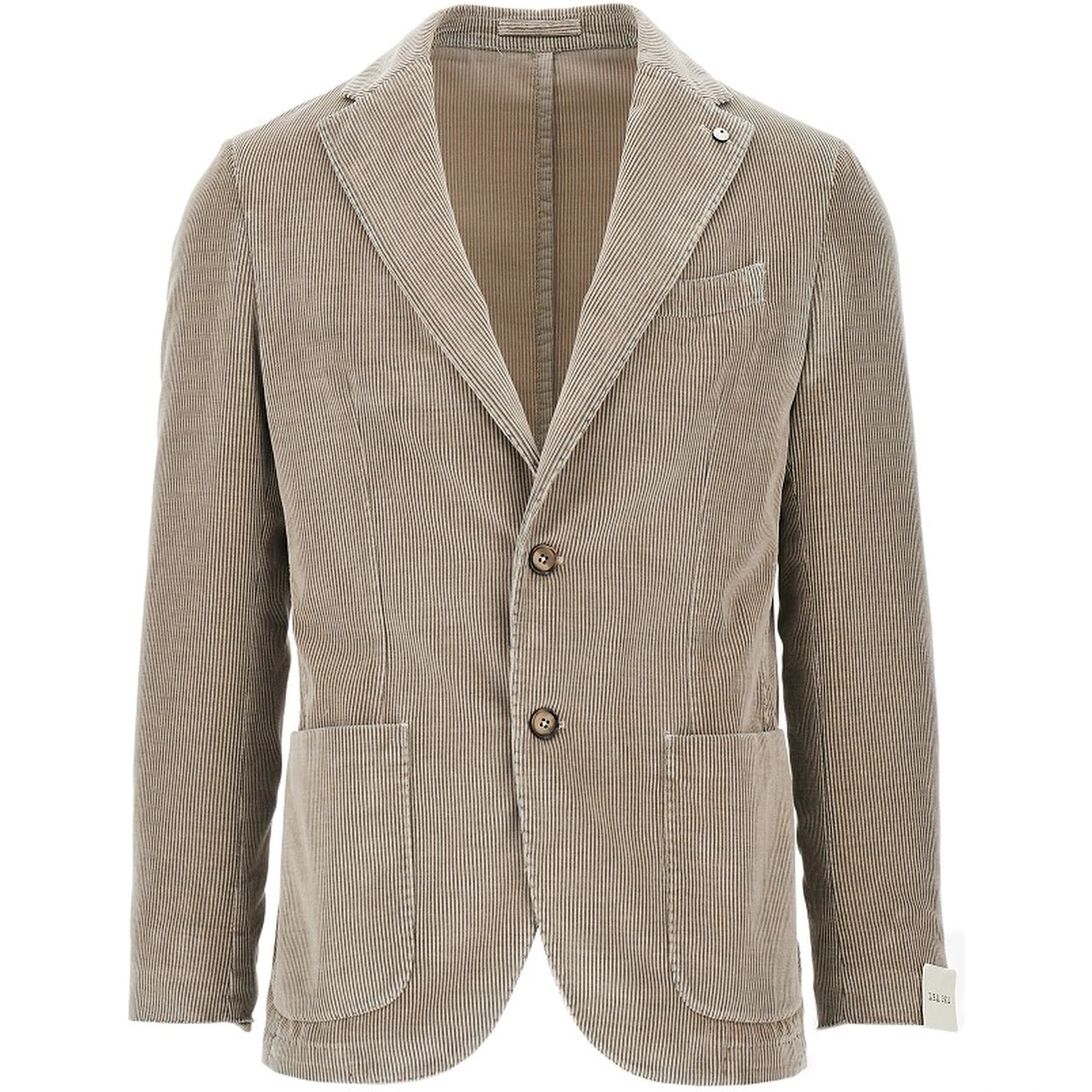 Corduroy single-breasted jacket