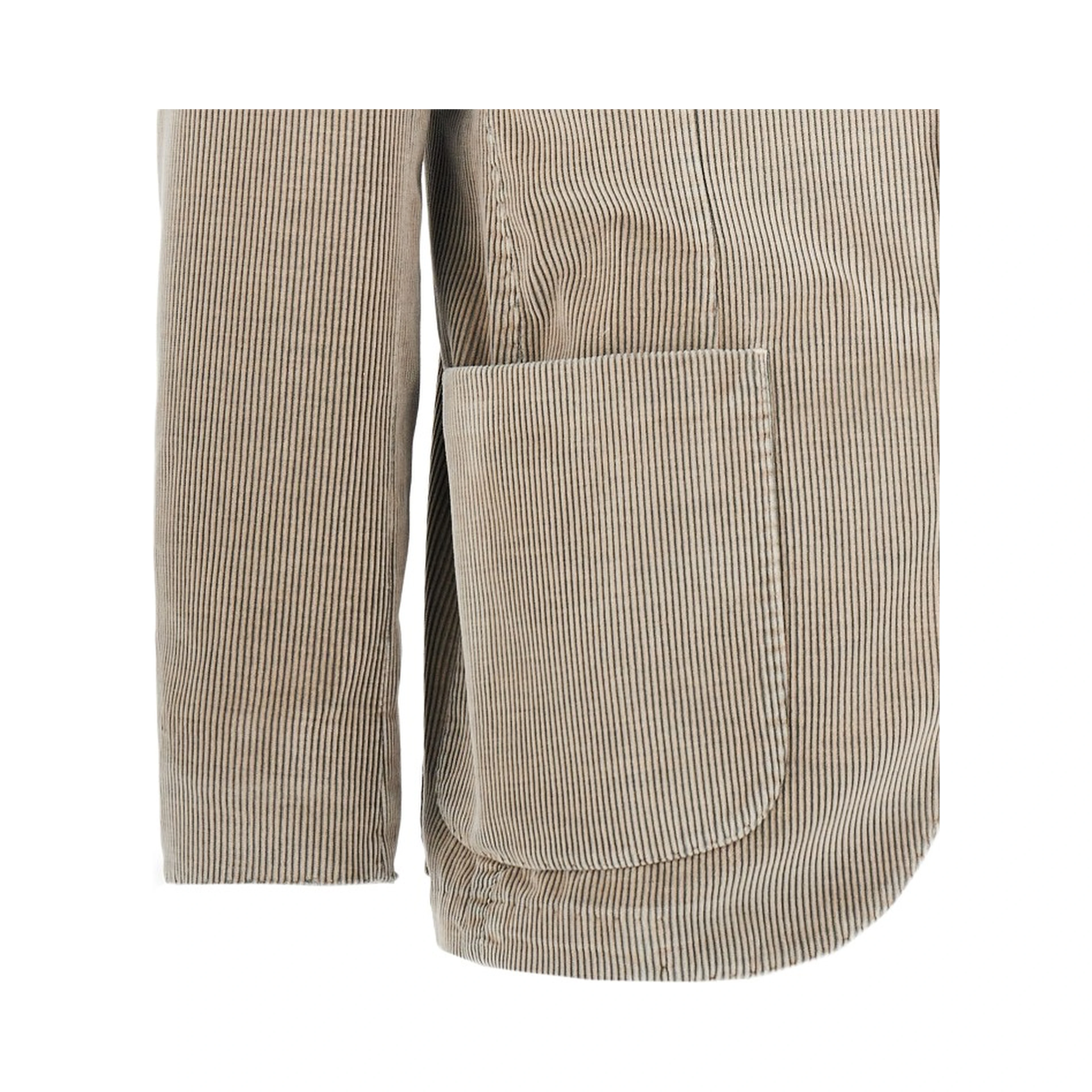 Corduroy single-breasted jacket