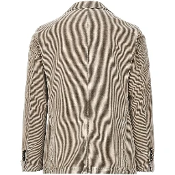 Corduroy single-breasted jacket