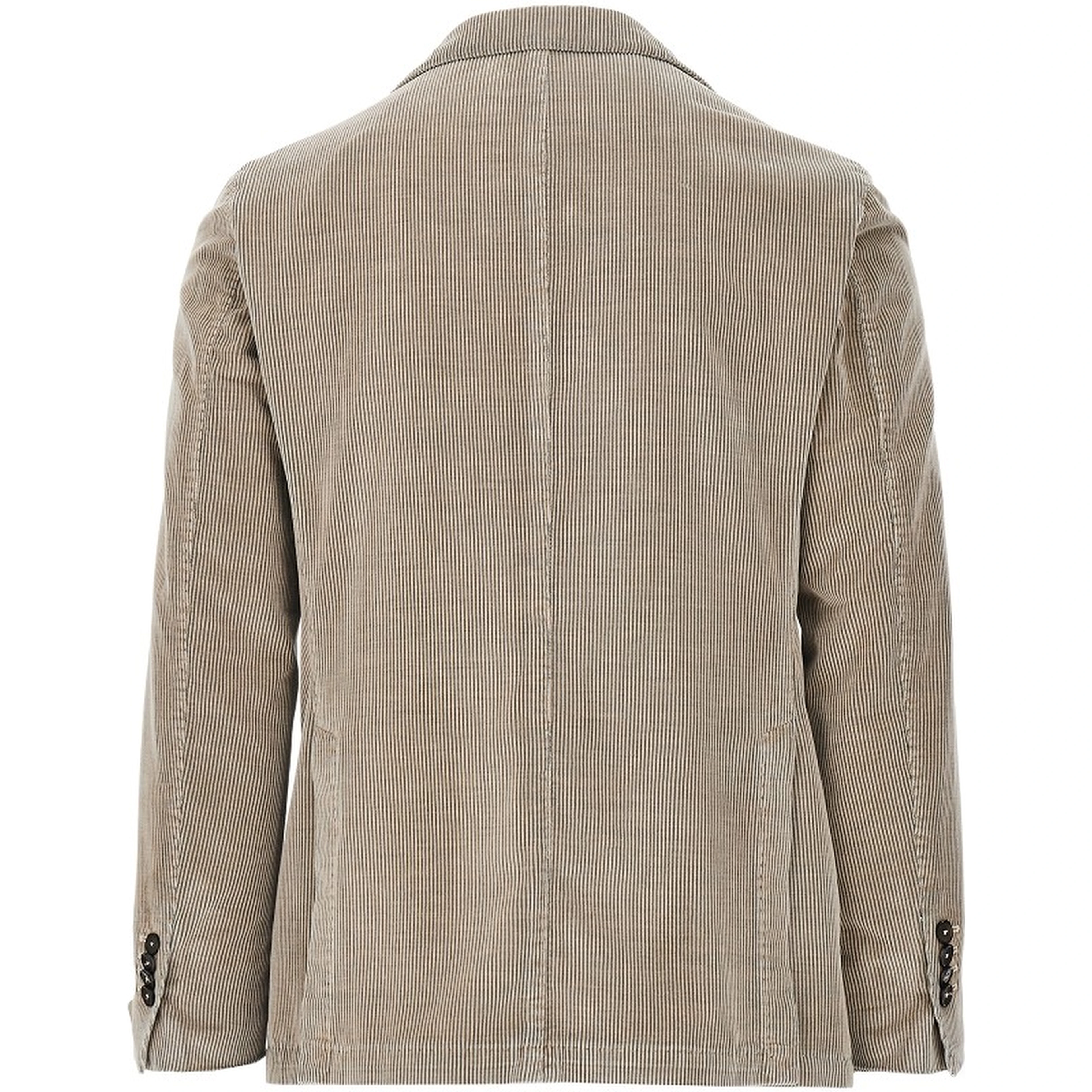 Corduroy single-breasted jacket