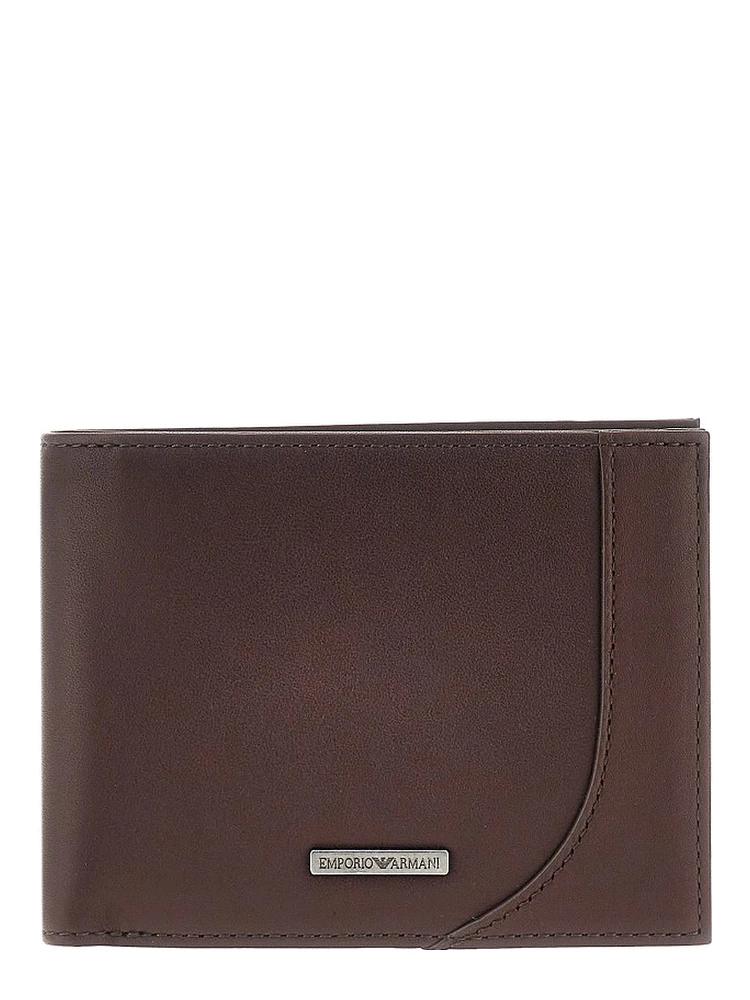 Leather bi-fold wallet