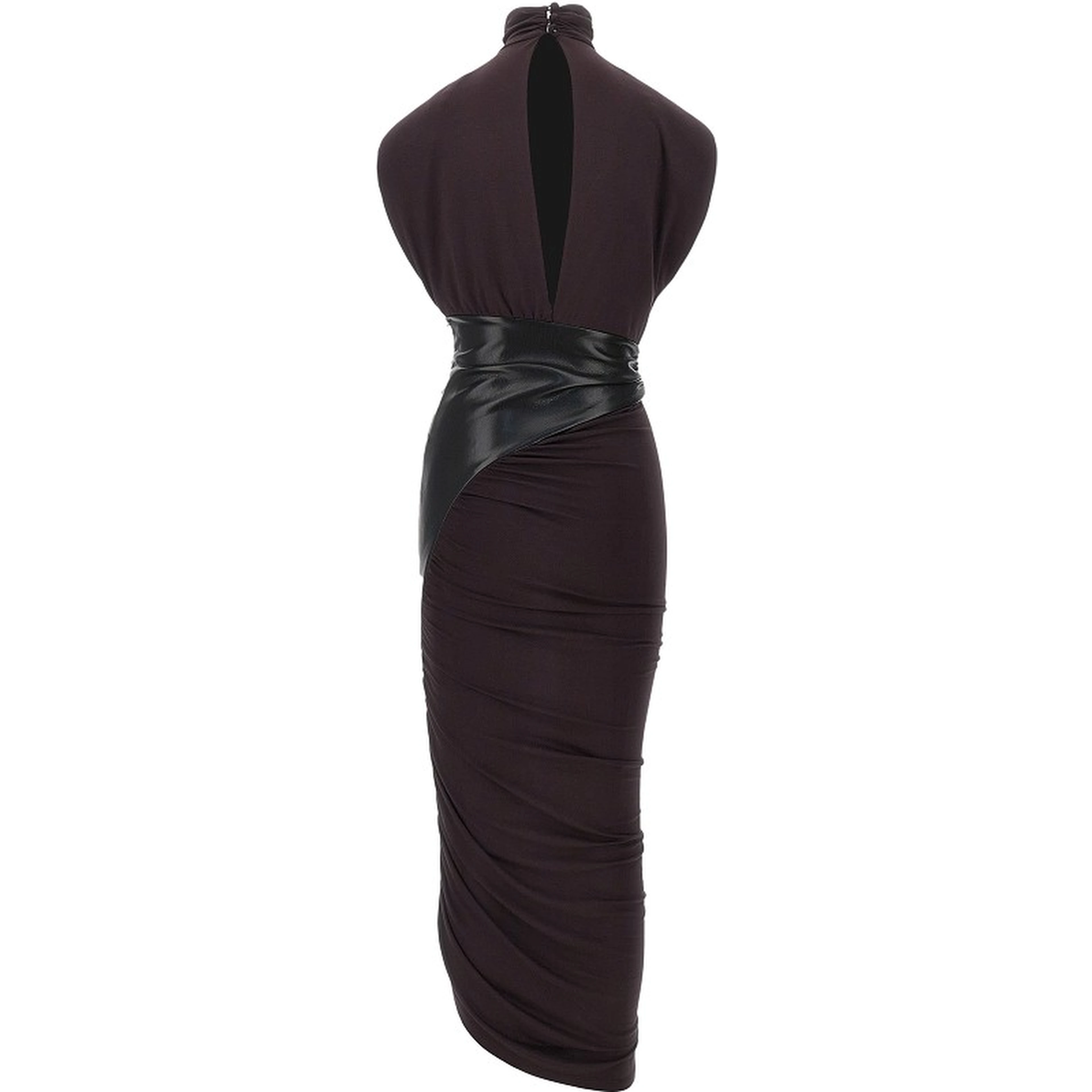 Stretch viscose long dress