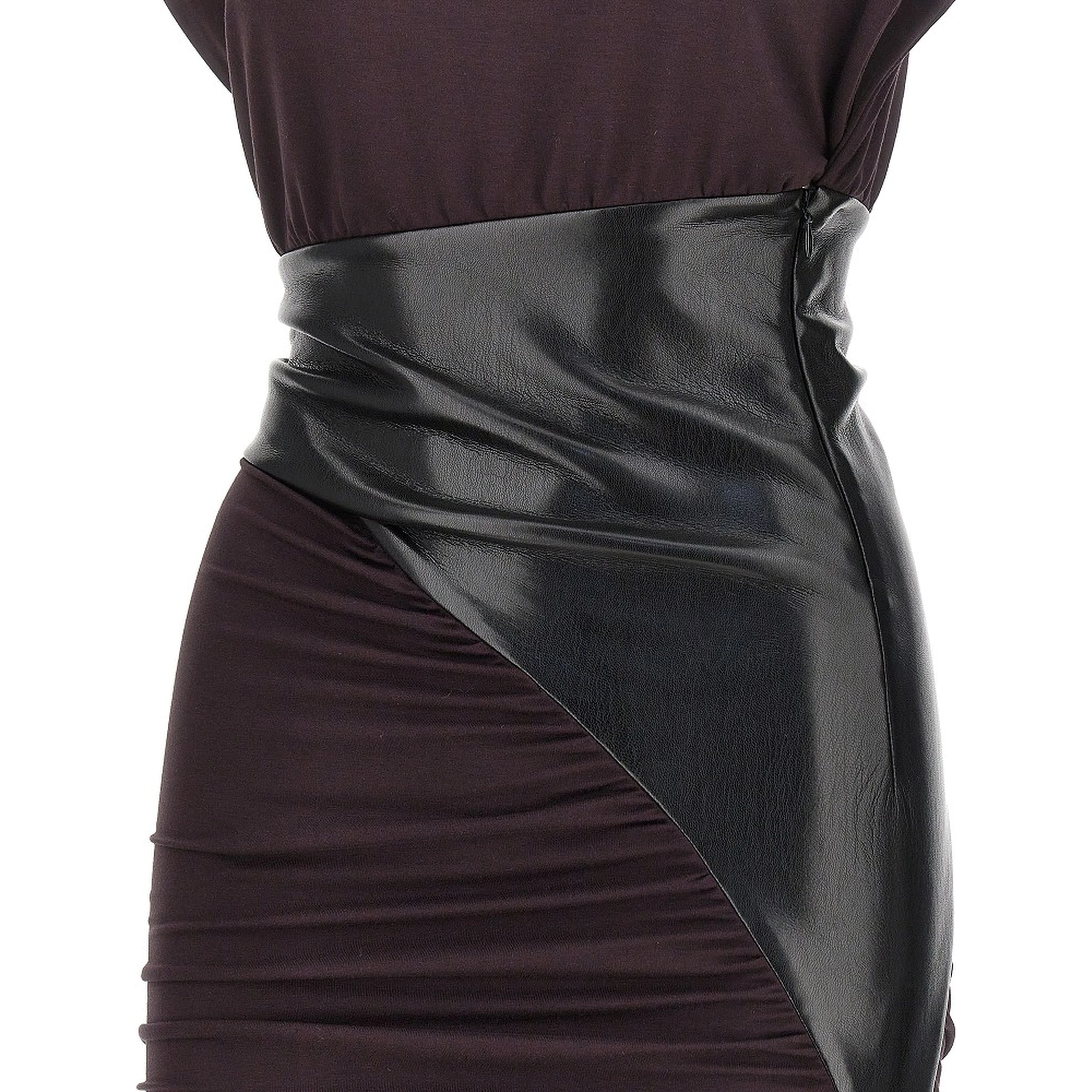 Stretch viscose long dress