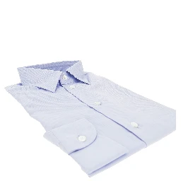 Micro-textured cotton shirt