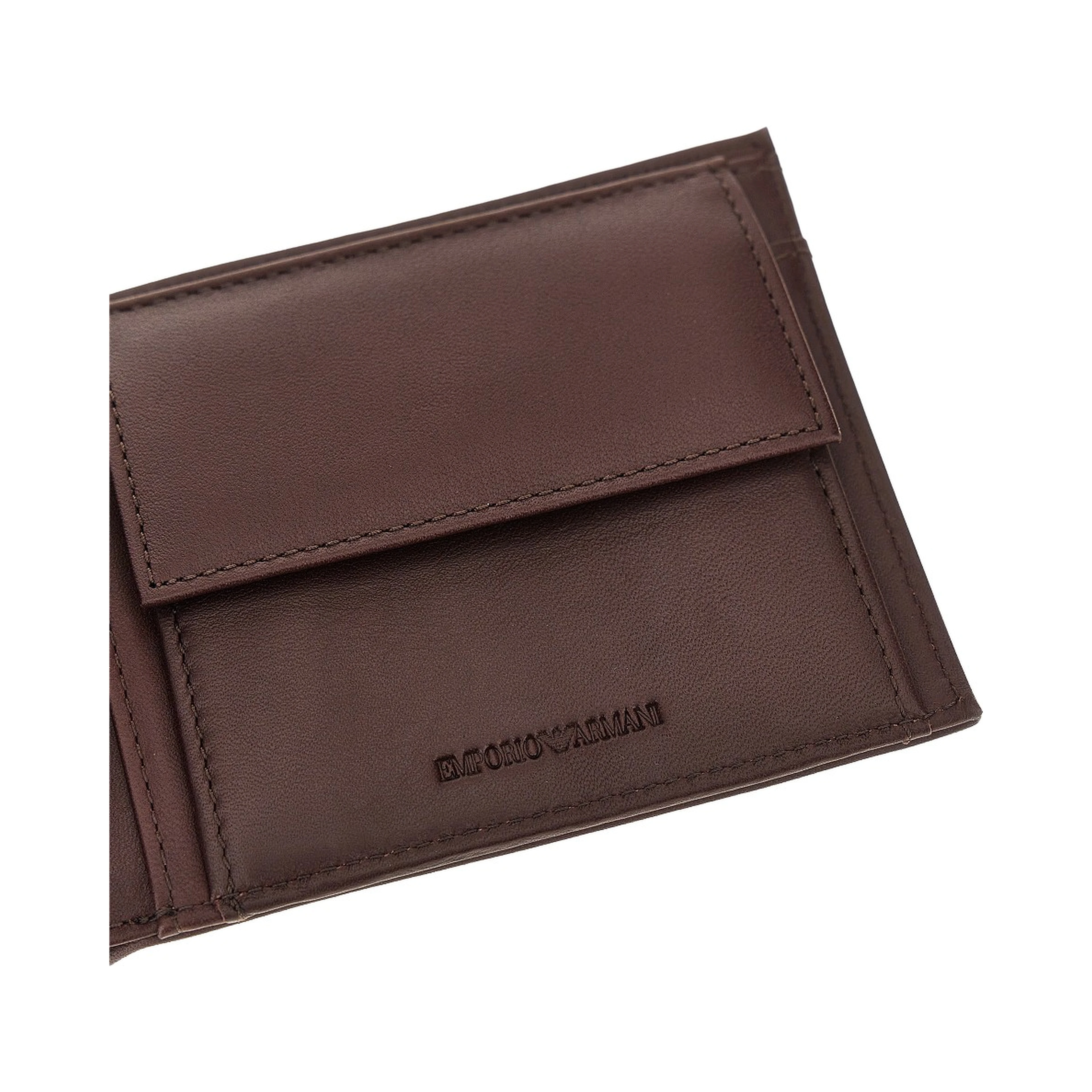 Leather bi-fold wallet