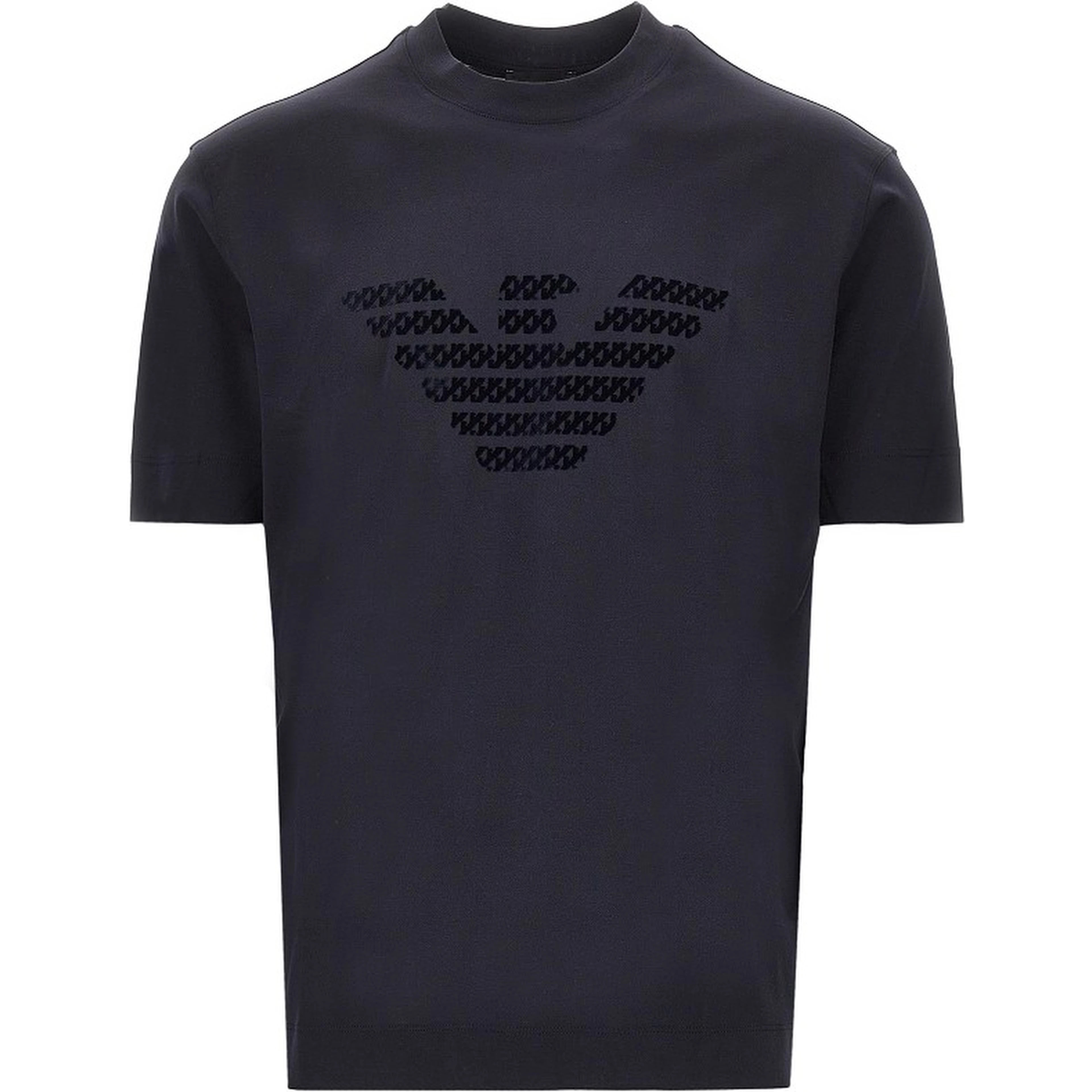 Lyocell and cotton blend T-shirt with logo