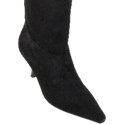 'Rose' suede leather boots