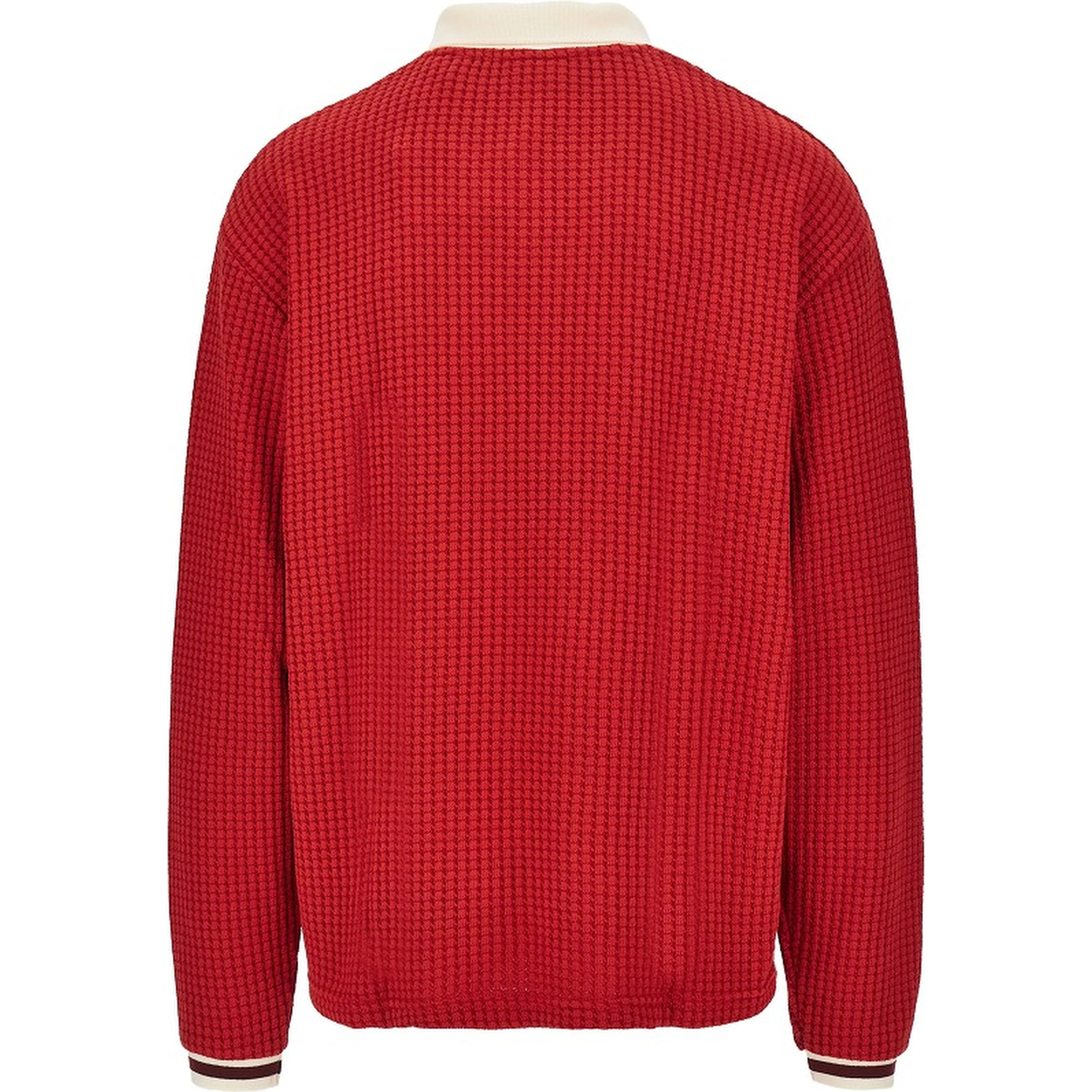 Knitted polo shirt with logo embroidery