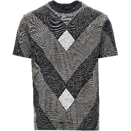 Jacquard jersey T-shirt
