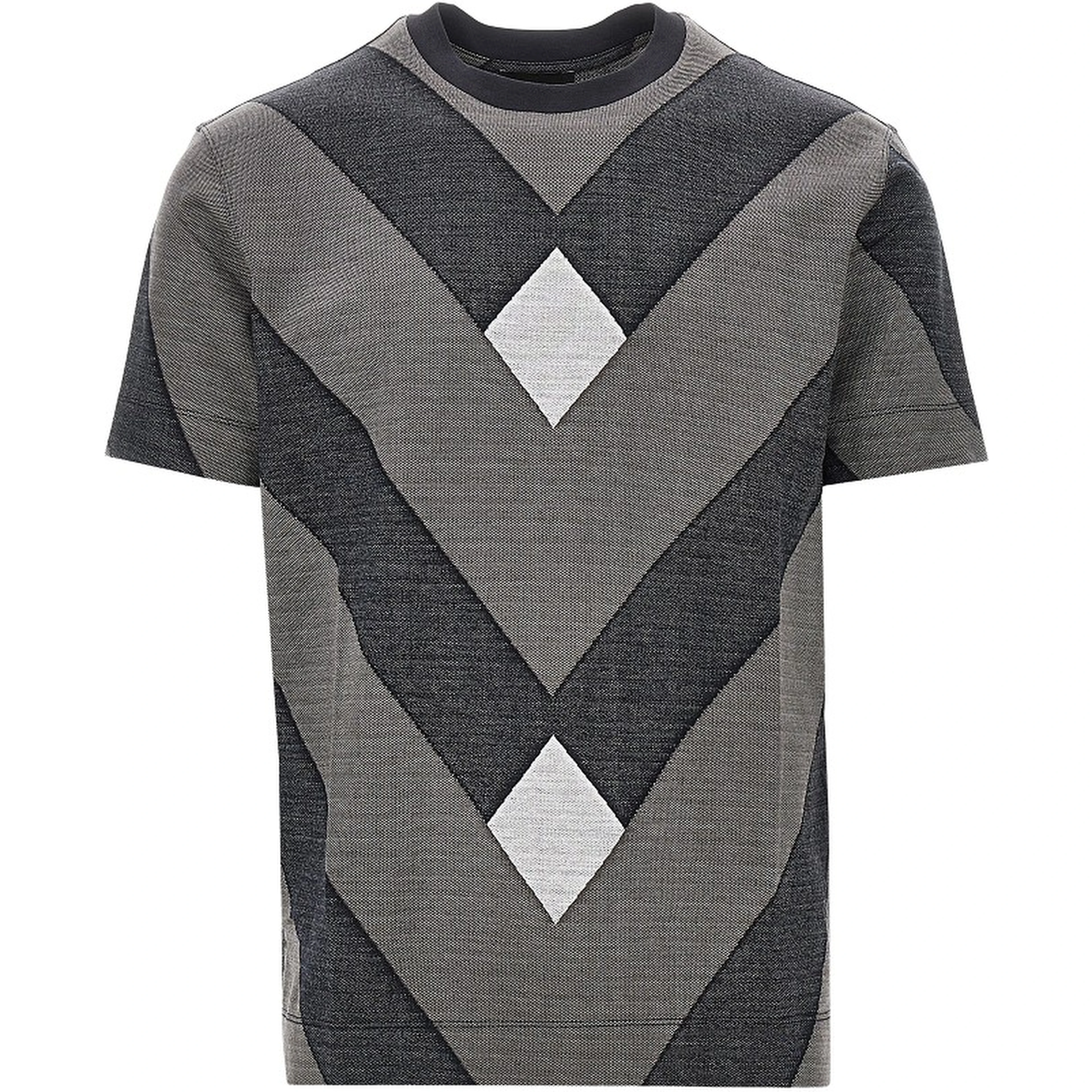 Jacquard jersey T-shirt