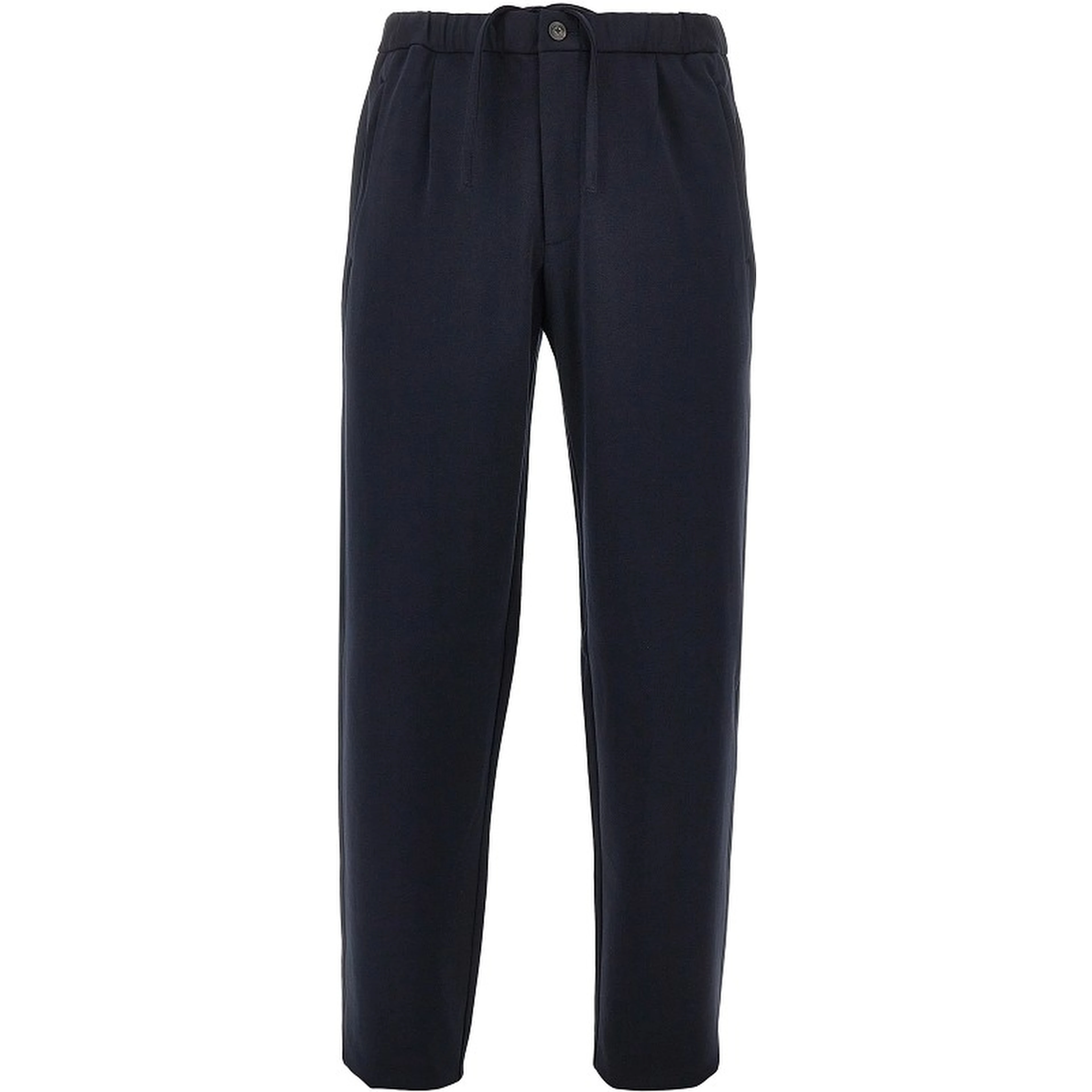 Jersey pants with elasticated waist