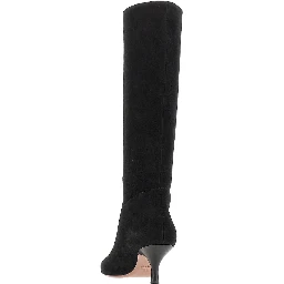 'Rose' suede leather boots