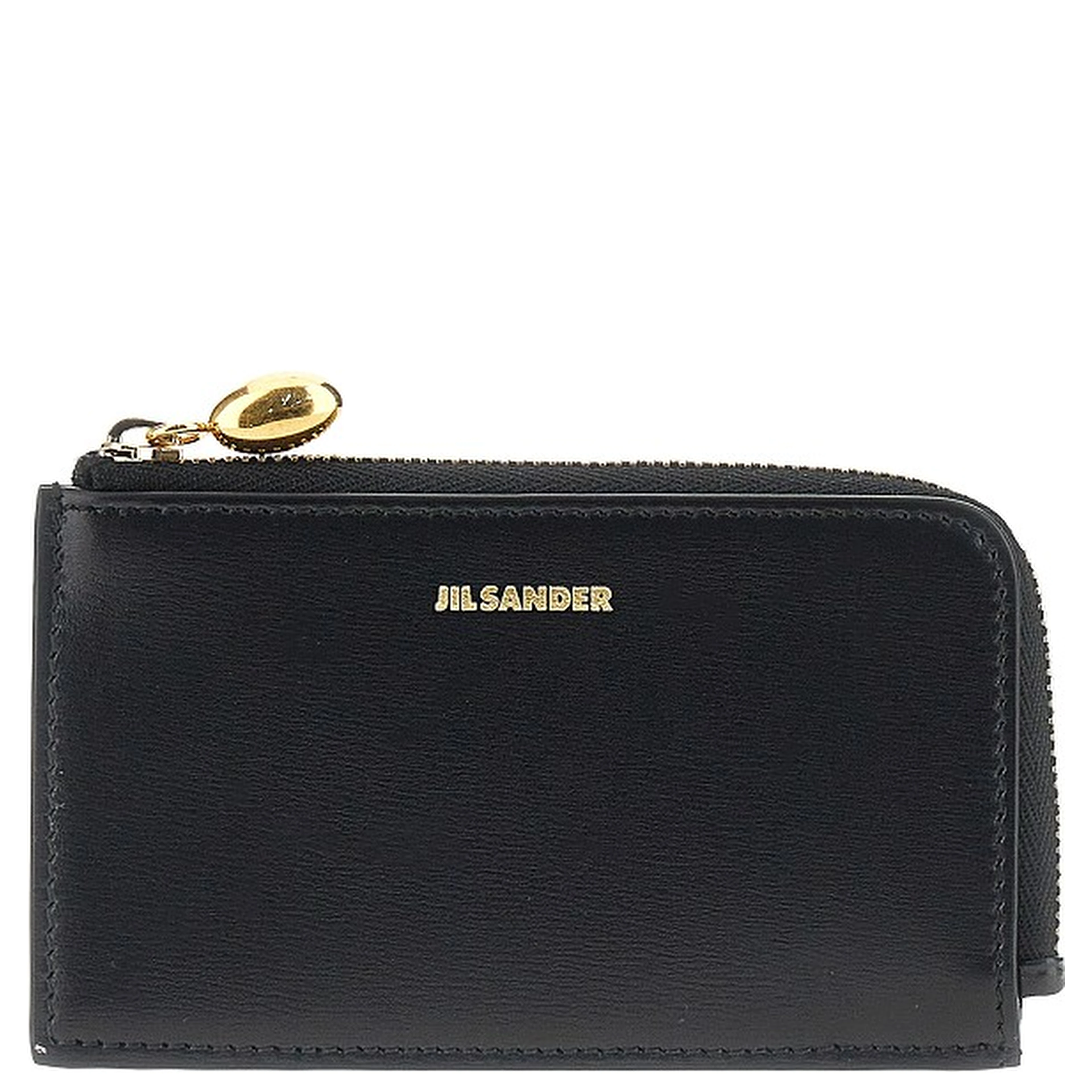 'Goji' zippered leather cardholder