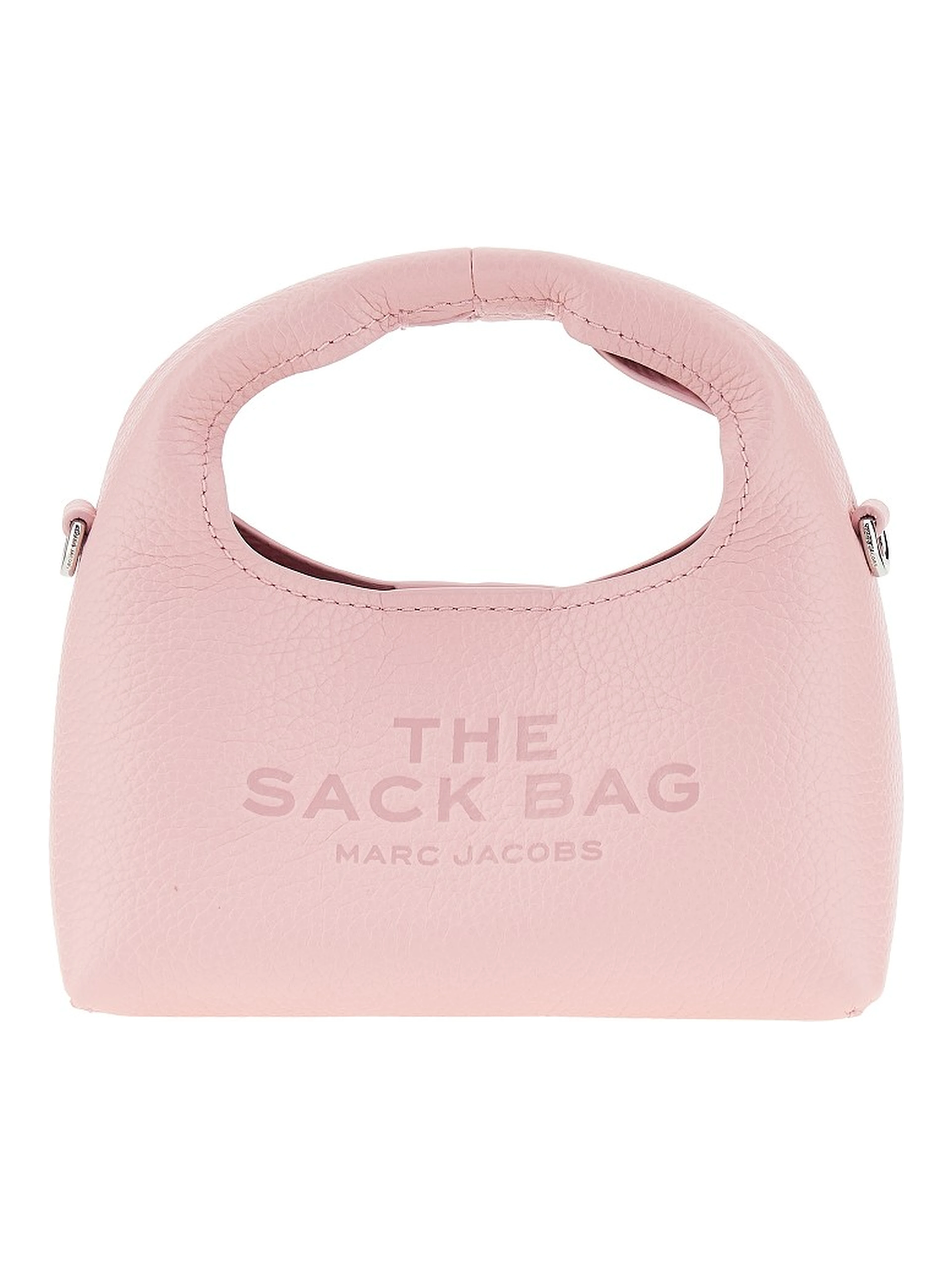 Grained leather micro 'The Sack' bag