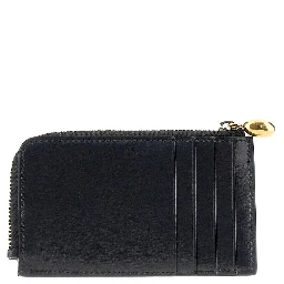 'Goji' zippered leather cardholder