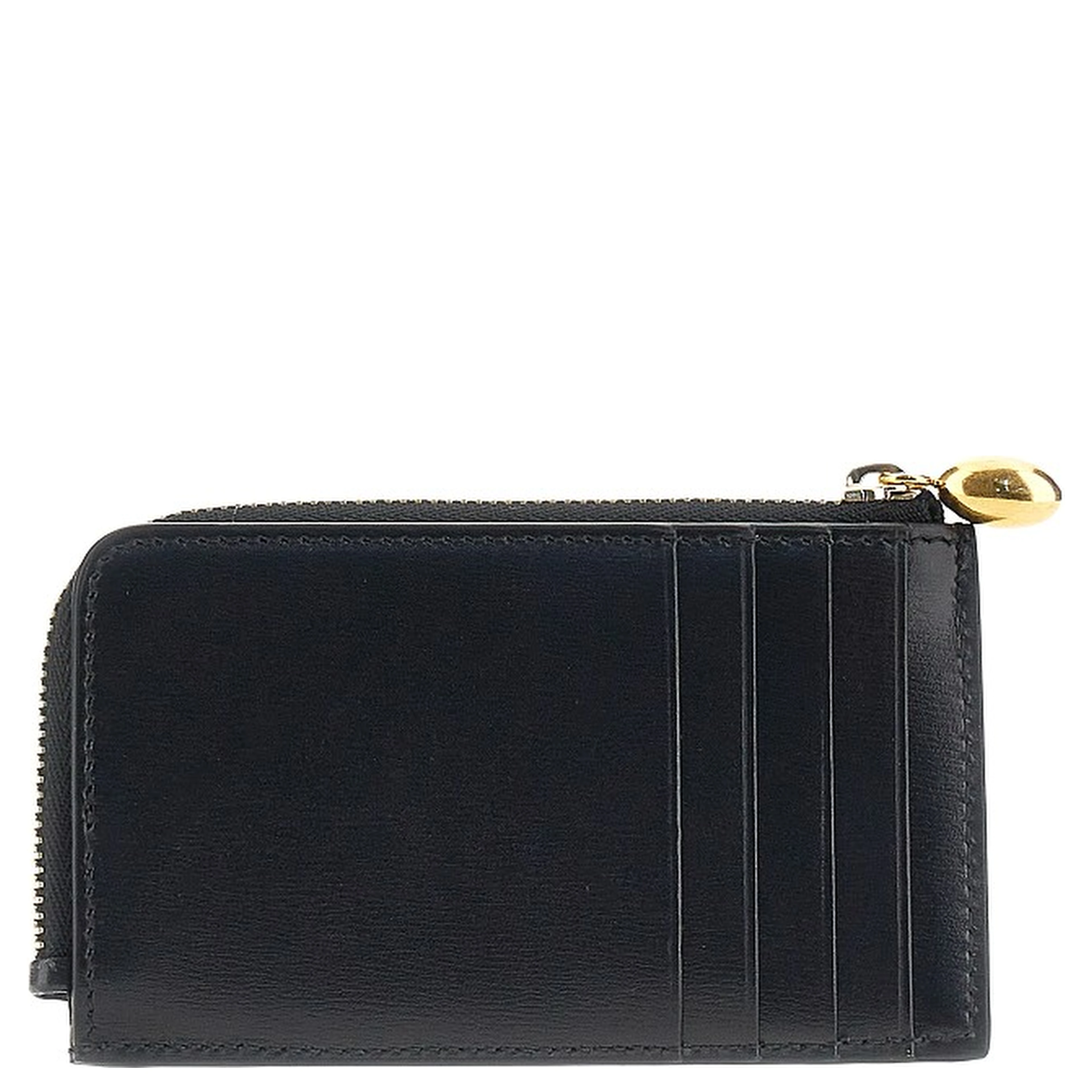 'Goji' zippered leather cardholder