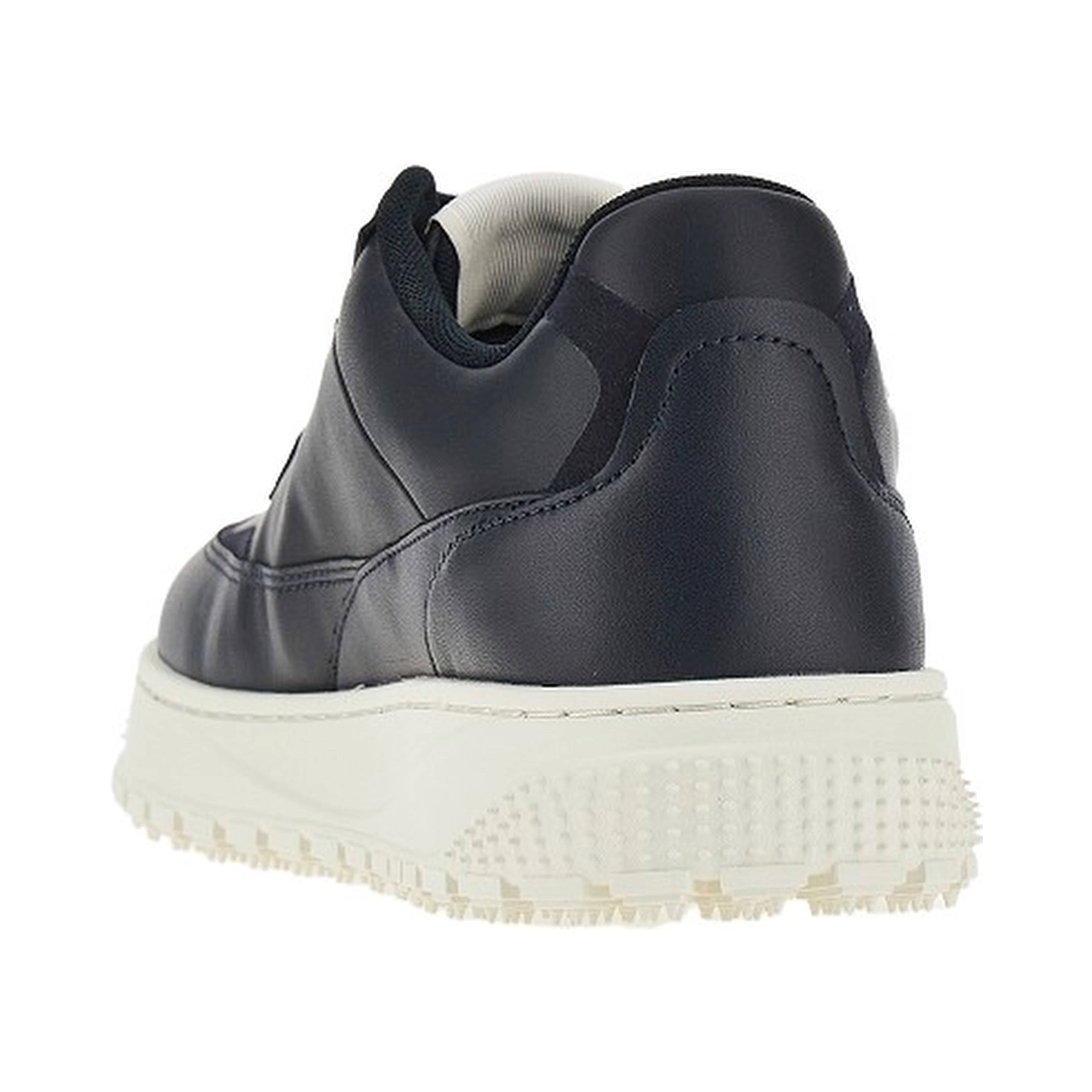 Leather sneakers with side logo