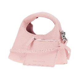 Grained leather micro 'The Sack' bag