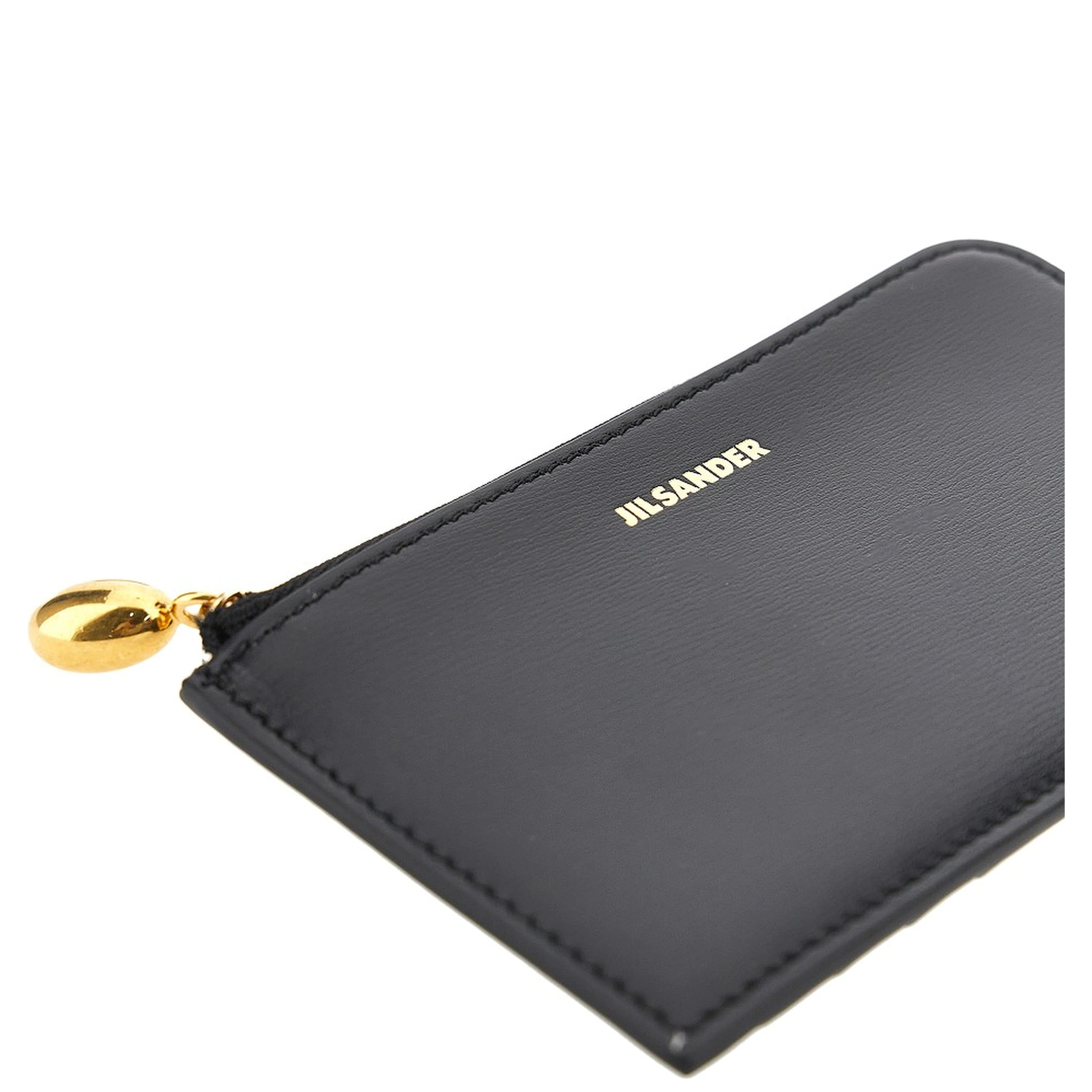 'Goji' zippered leather cardholder