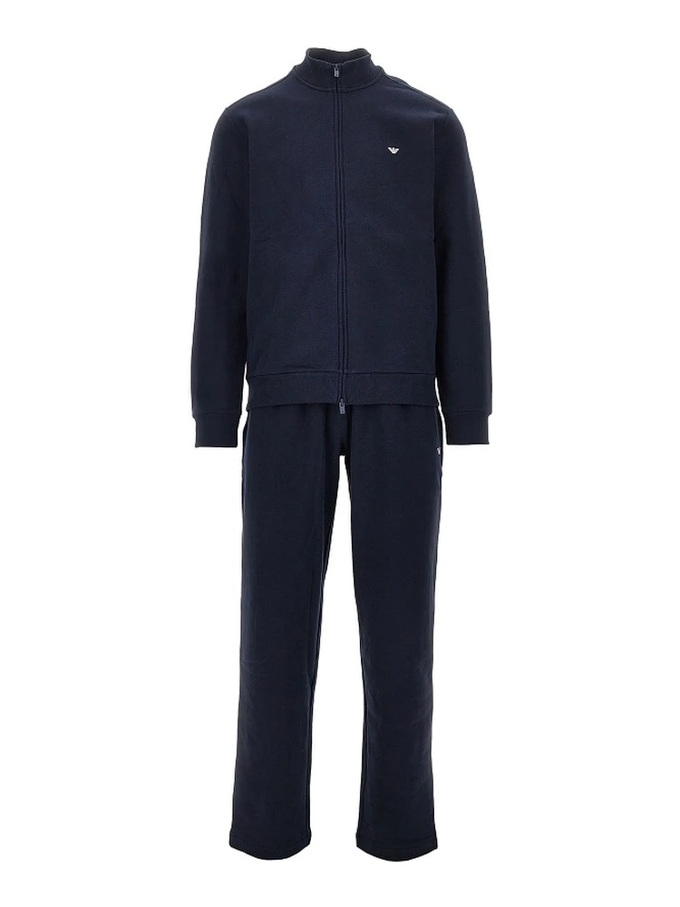 Cotton tracksuit with embroidery