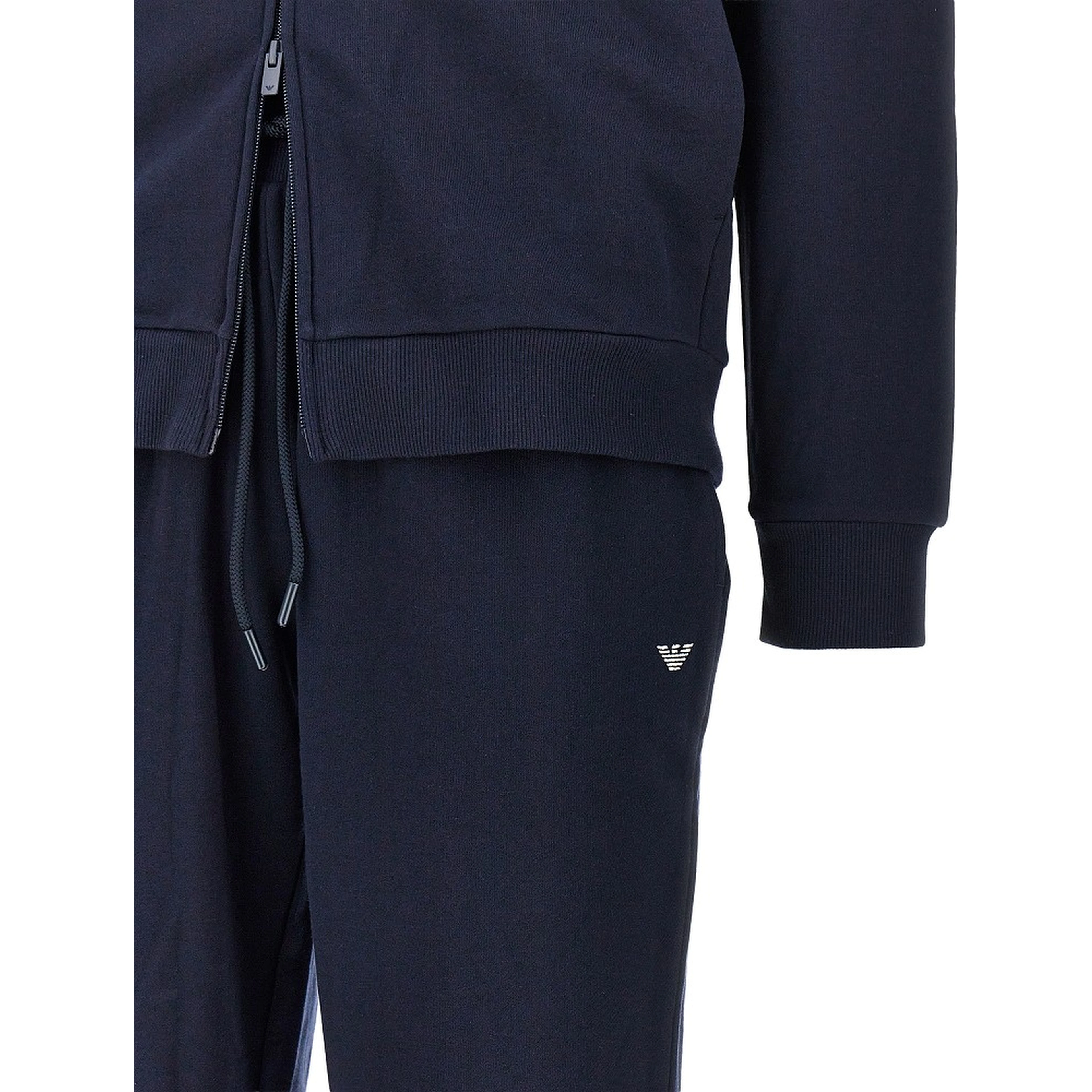 Cotton tracksuit with embroidery