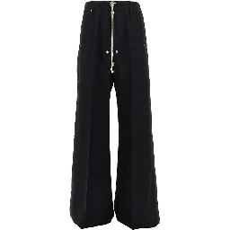 Wool canvas Wide Bela pants