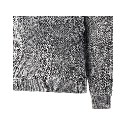 Knitted sweater with faded effect