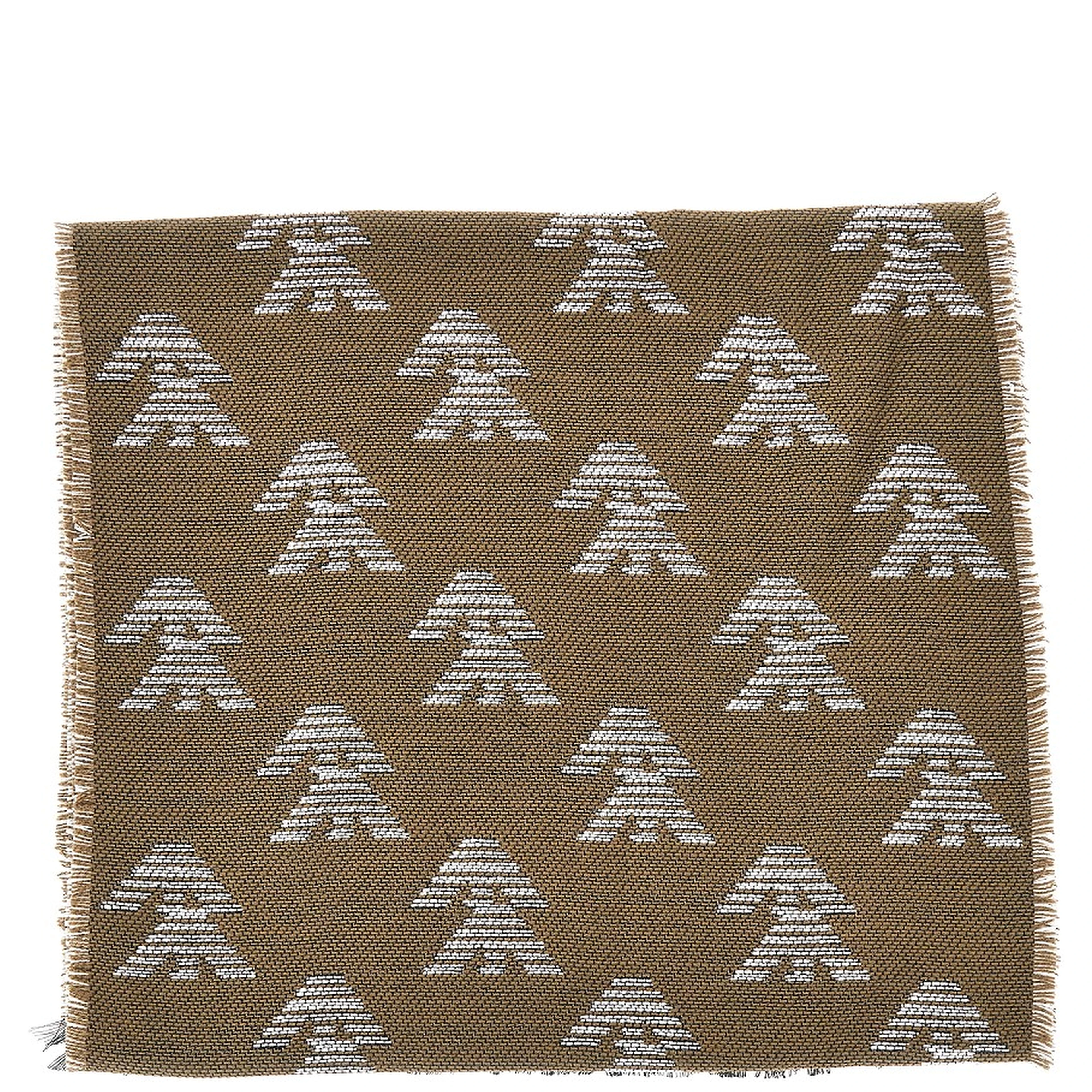 Knitted scarf with Eagle motif