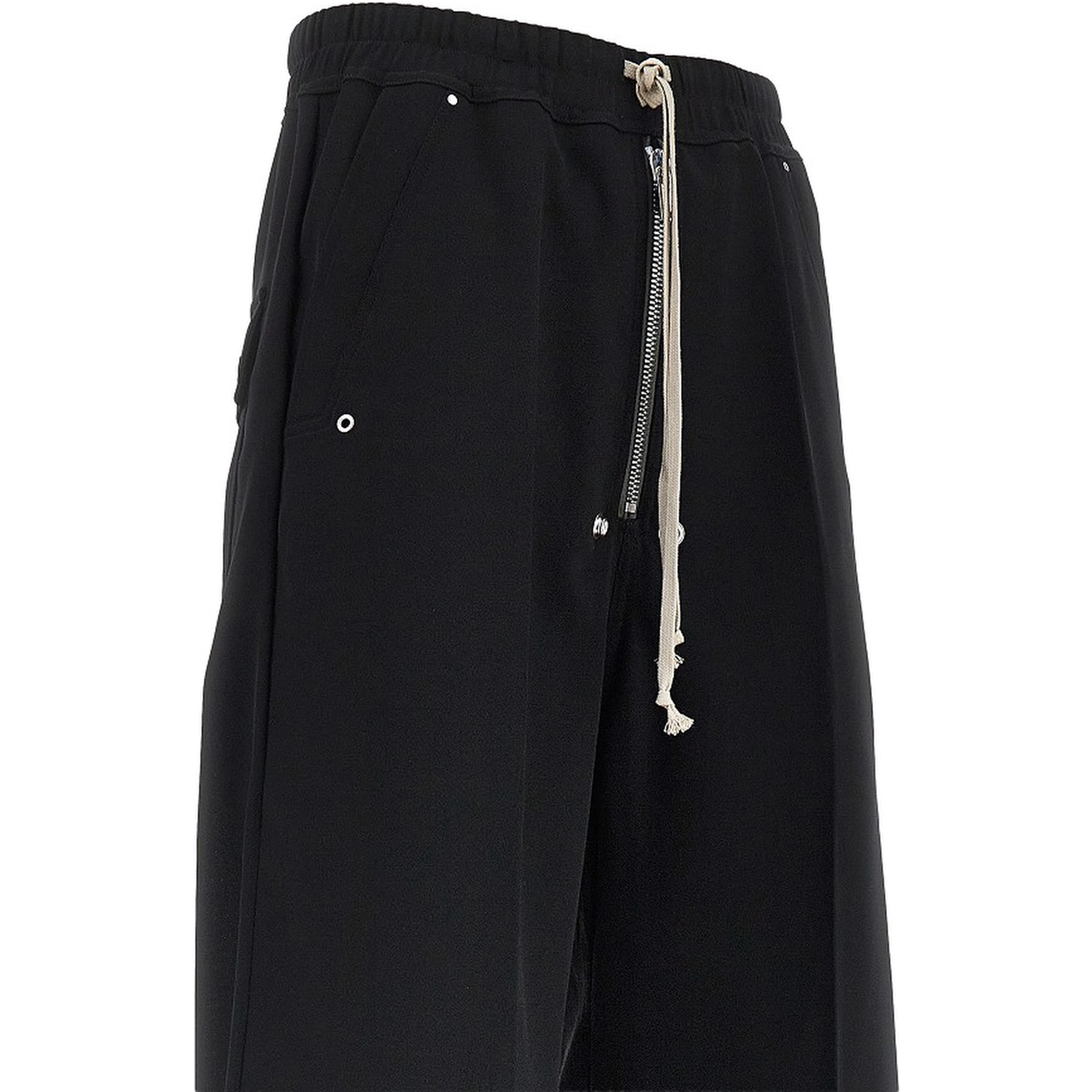 Wool canvas Wide Bela pants