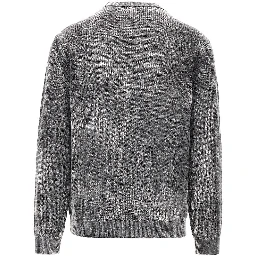 Knitted sweater with faded effect