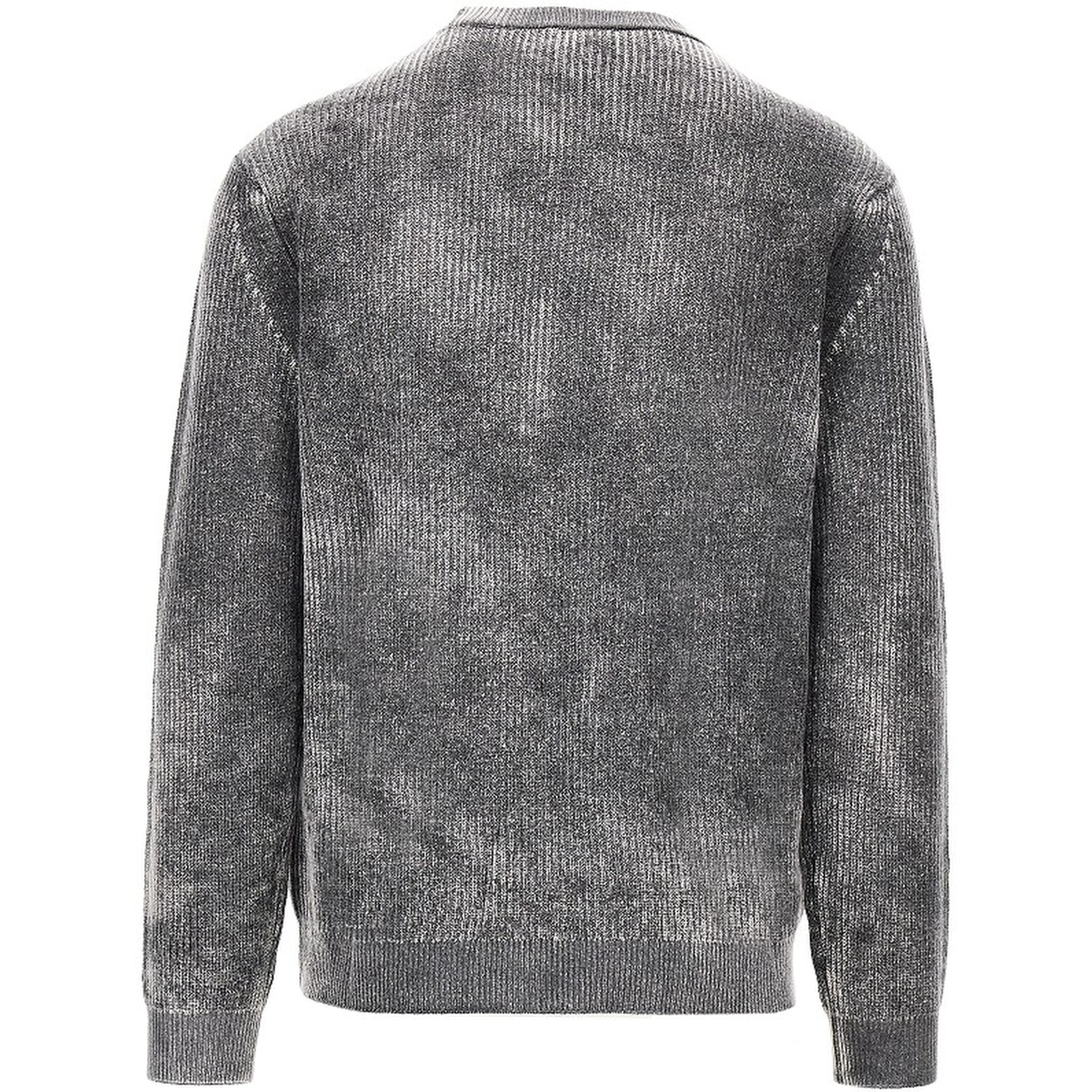 Knitted sweater with faded effect