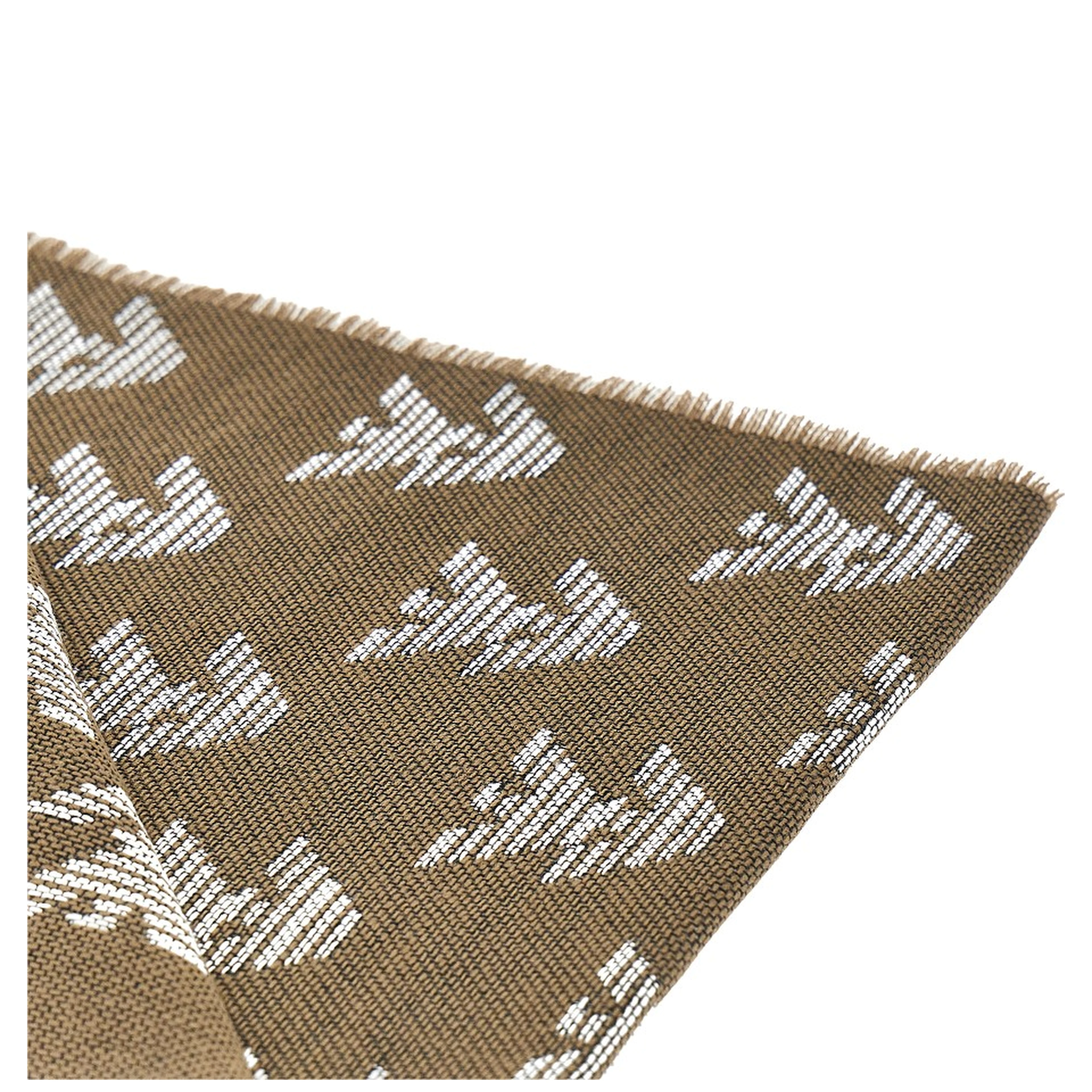 Knitted scarf with Eagle motif
