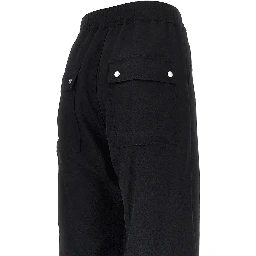 Wool canvas Wide Bela pants