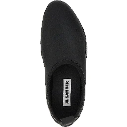 Satin flat shoes
