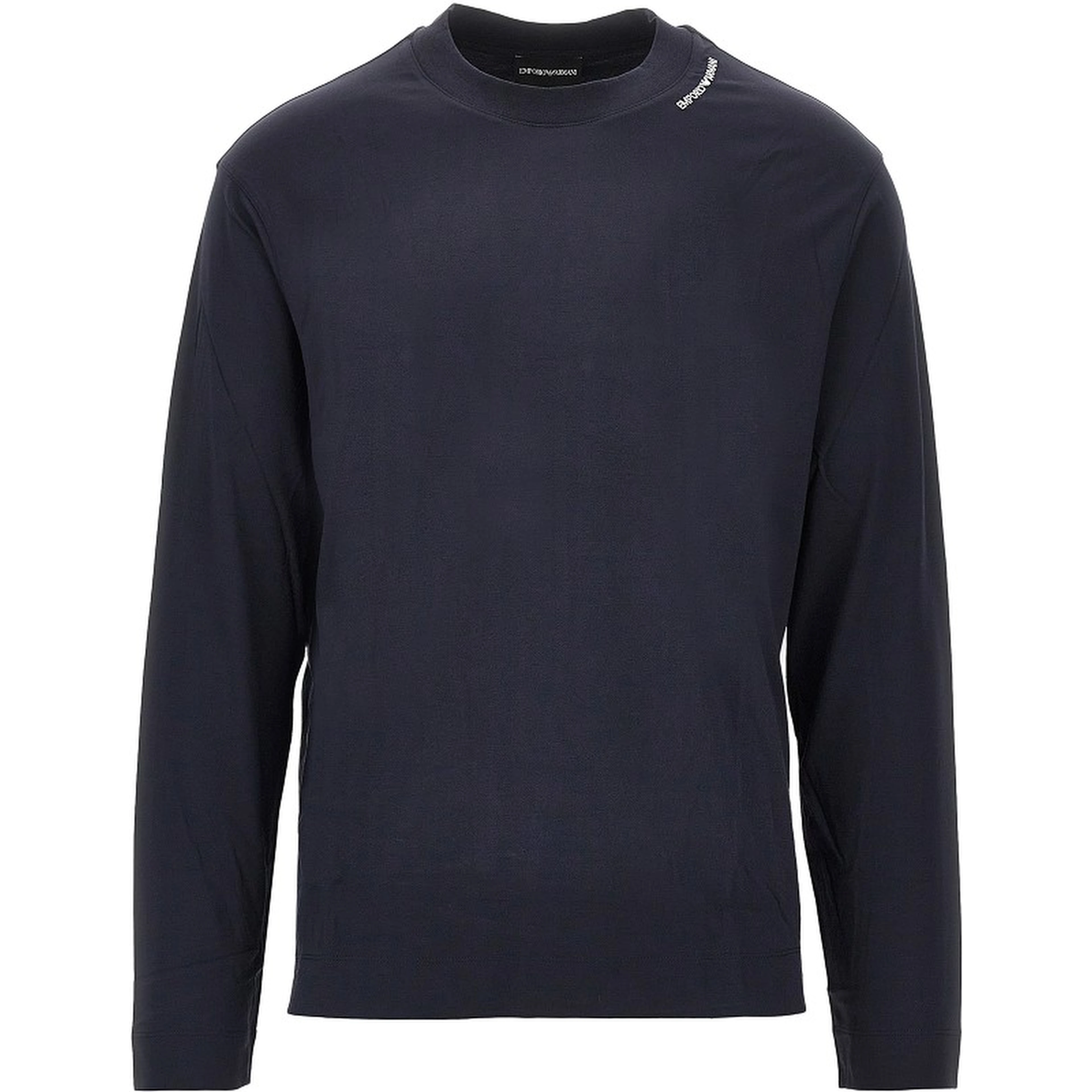 Stretch jersey T-shirt with logo embroidery