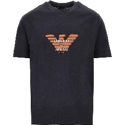 Jersey T-shirt with logo print