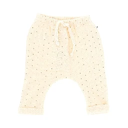 Knitted pants with printed stars