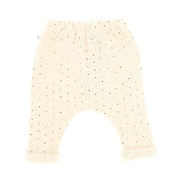 Knitted pants with printed stars