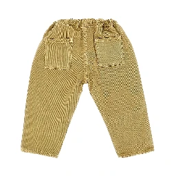 Denim pants with logo embroidery