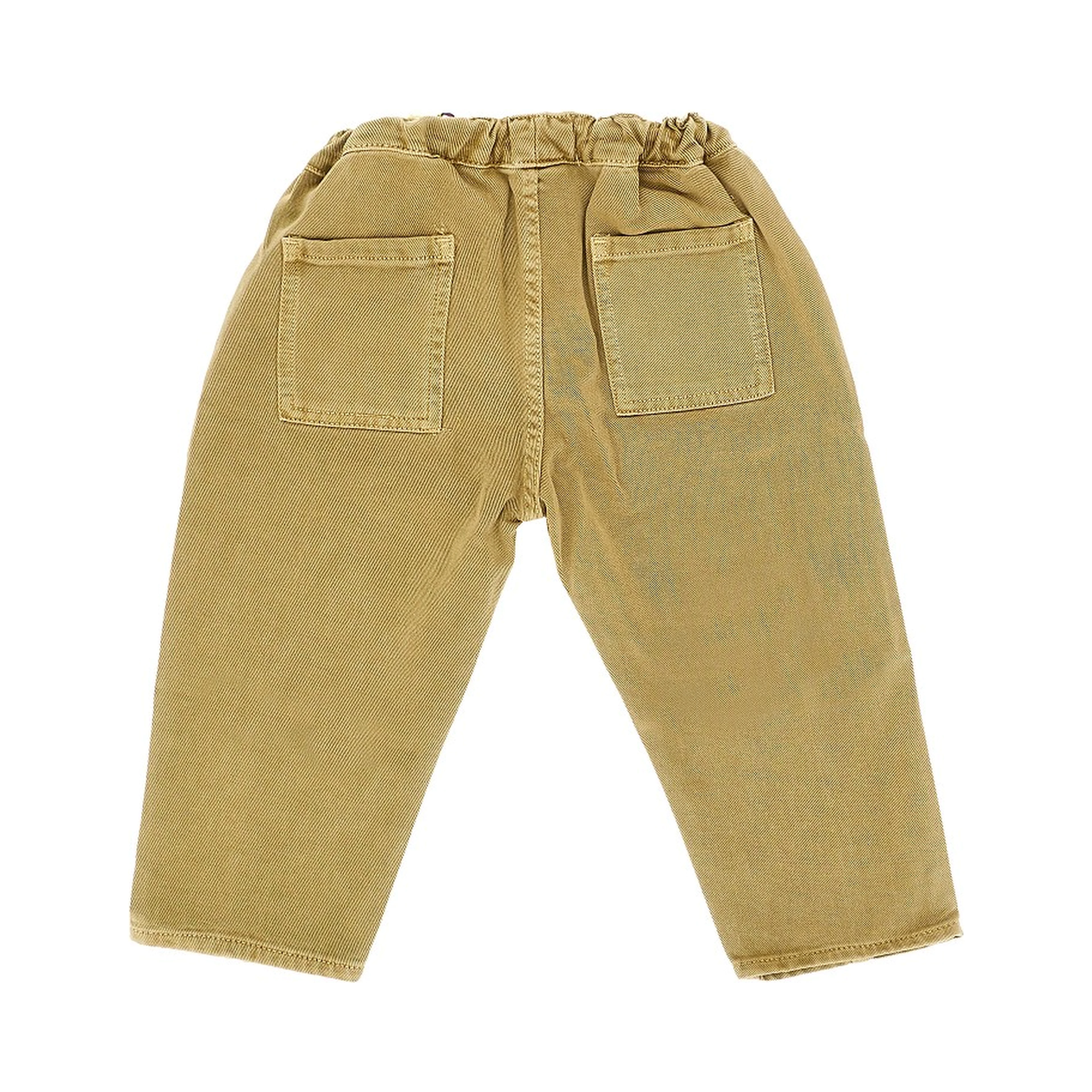 Denim pants with logo embroidery