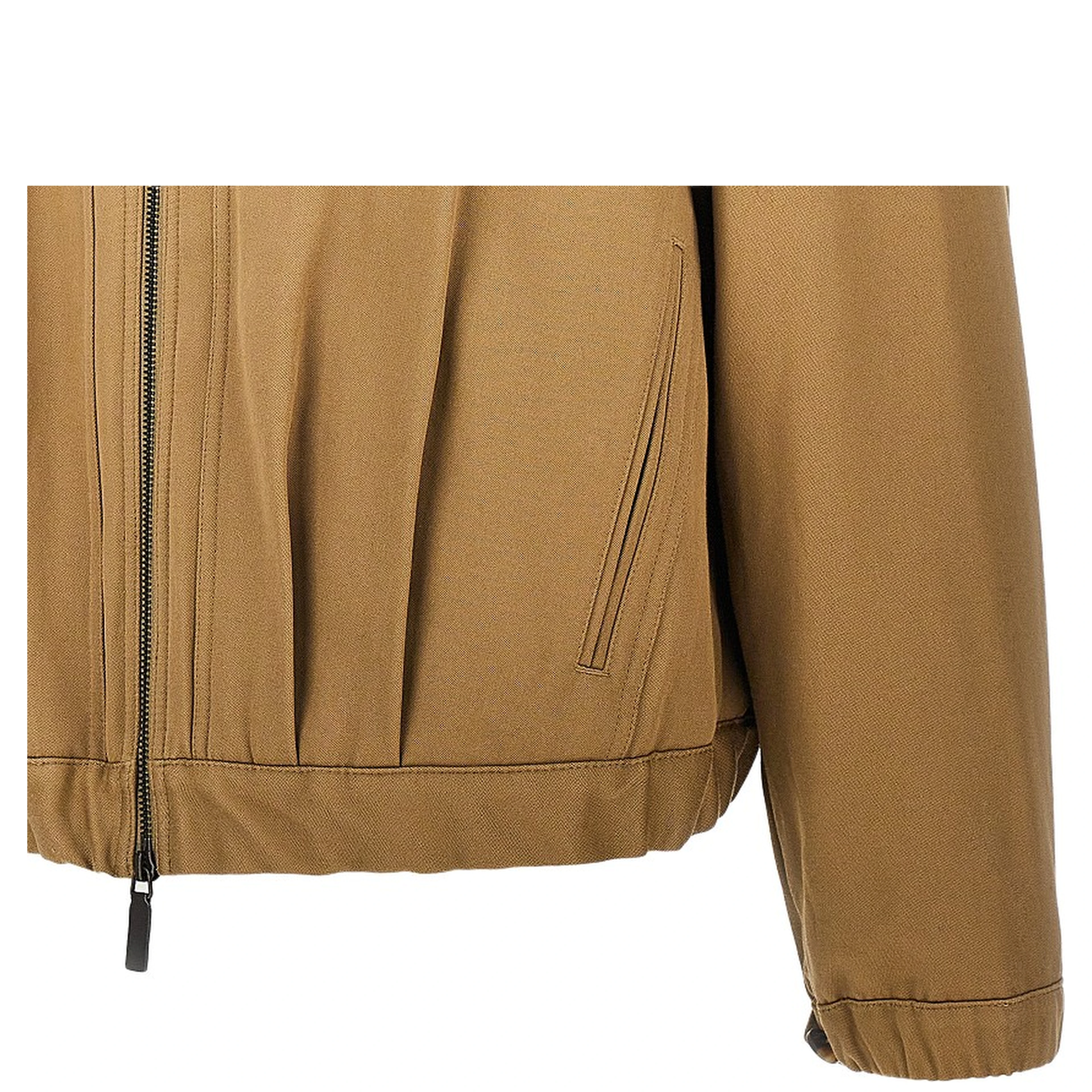 Padded cotton canvas blouson