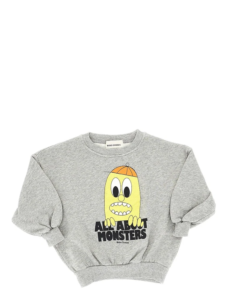 'Bigtooth Lemon' cotton sweatshirt
