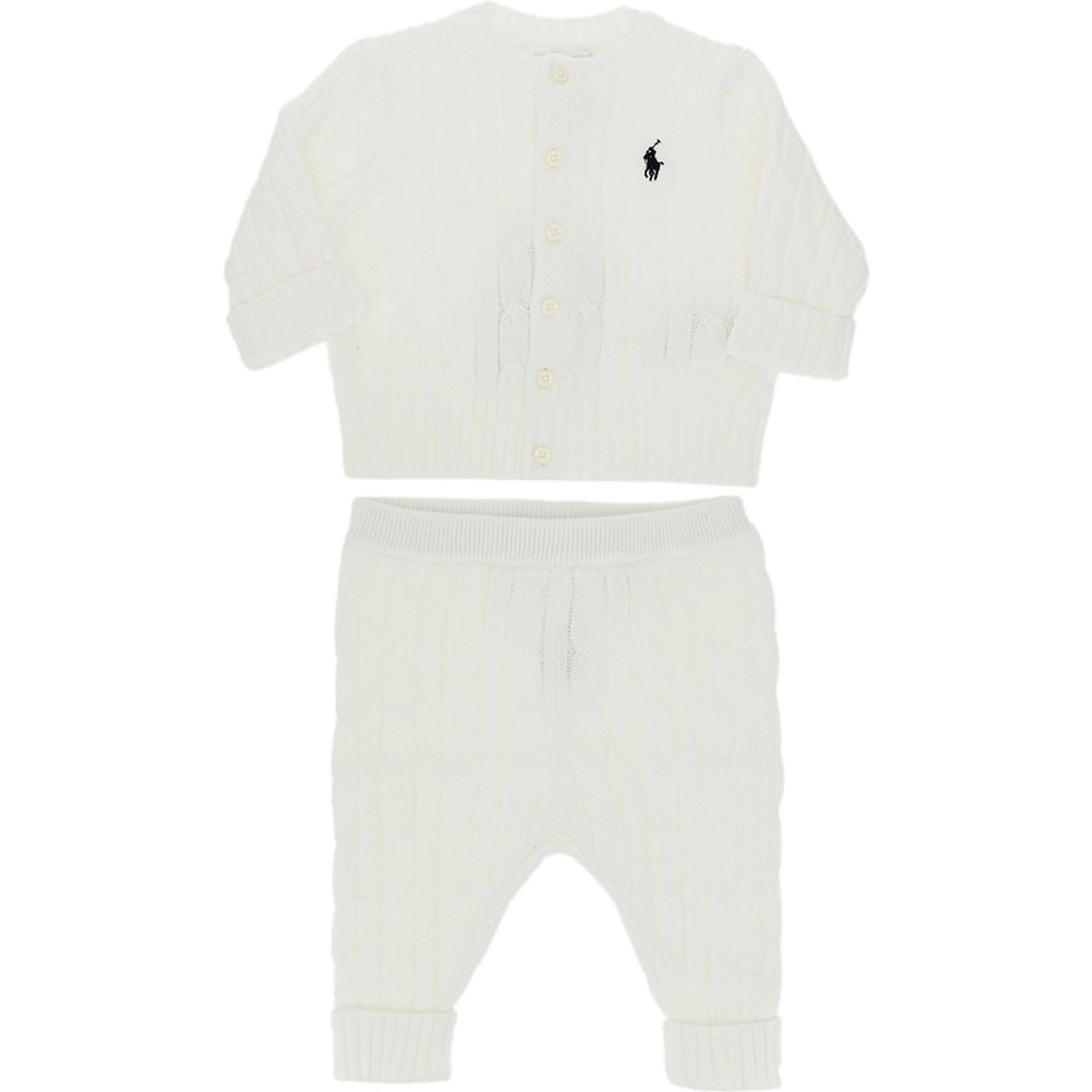 Cable knit two-piece set