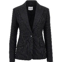 'Bianca' jacket with pin-striped motif