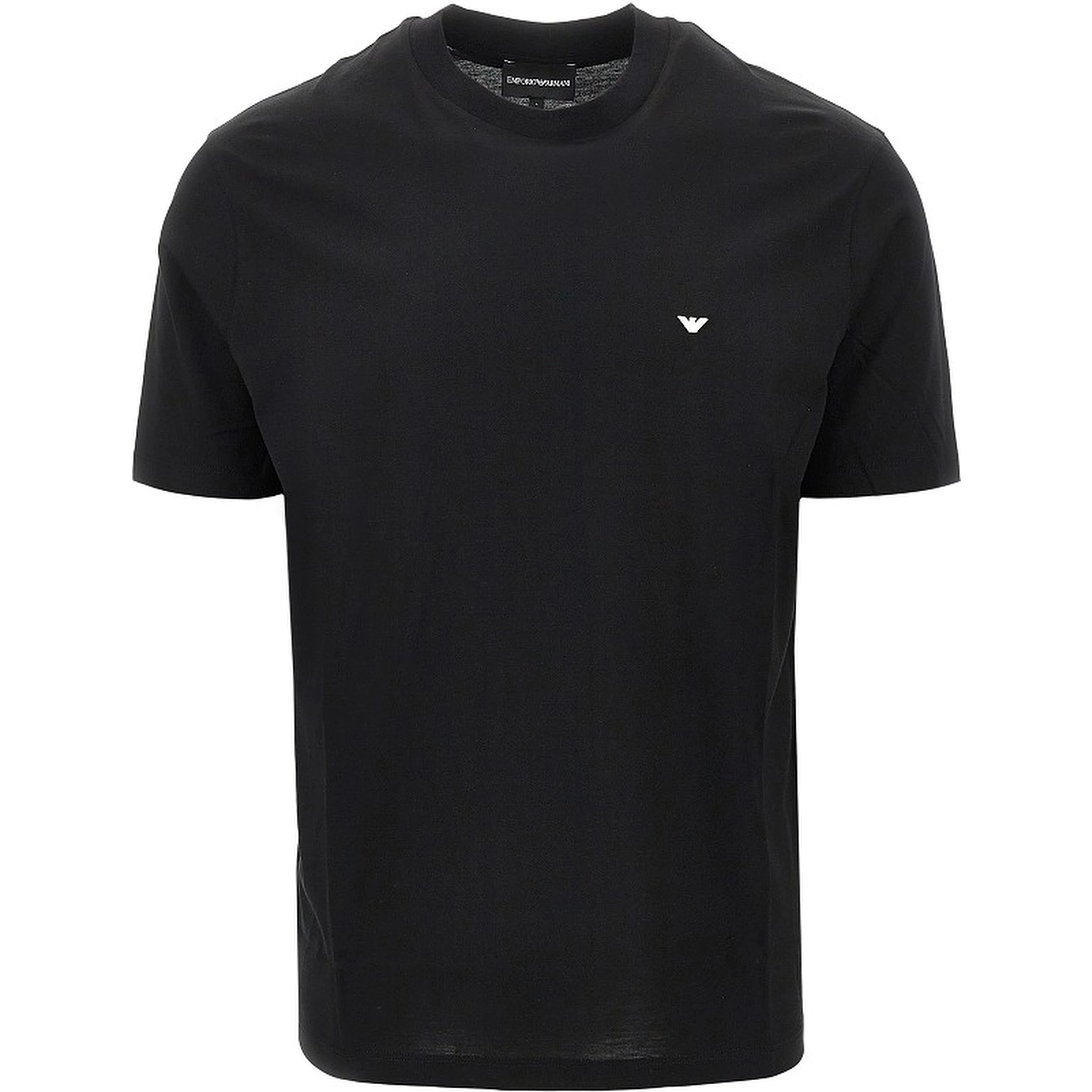 Lyocell and cotton blend T-shirt with logo
