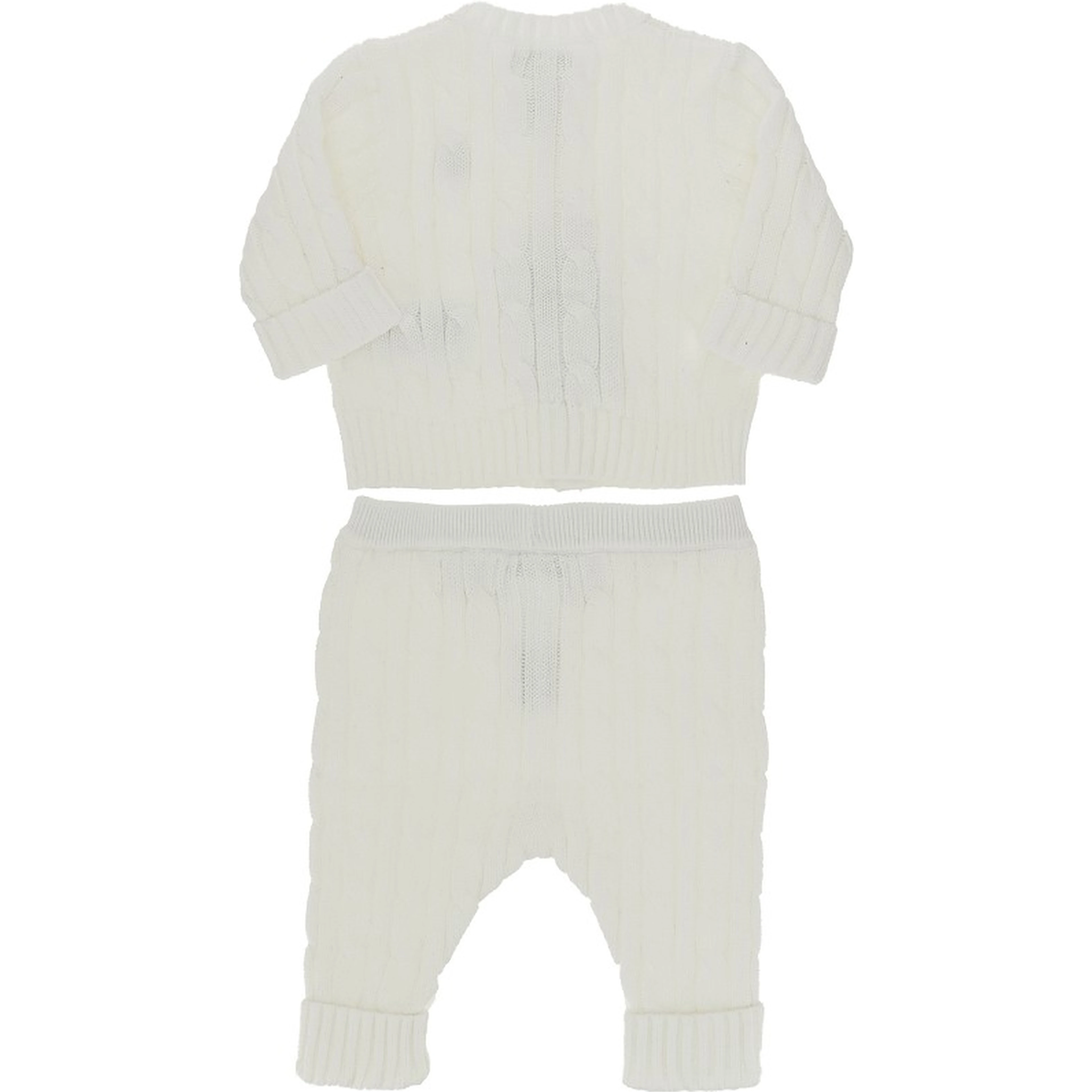 Cable knit two-piece set