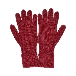 Wool gloves with Eagle embroidery